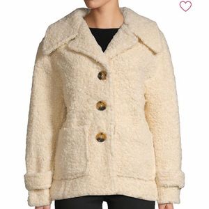Free People “So Soft” Teddy Coat